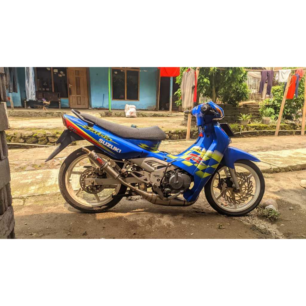 KNALPOT BM POWER SATRIA 2TAK MODEL sr1 RACING INDONESIA