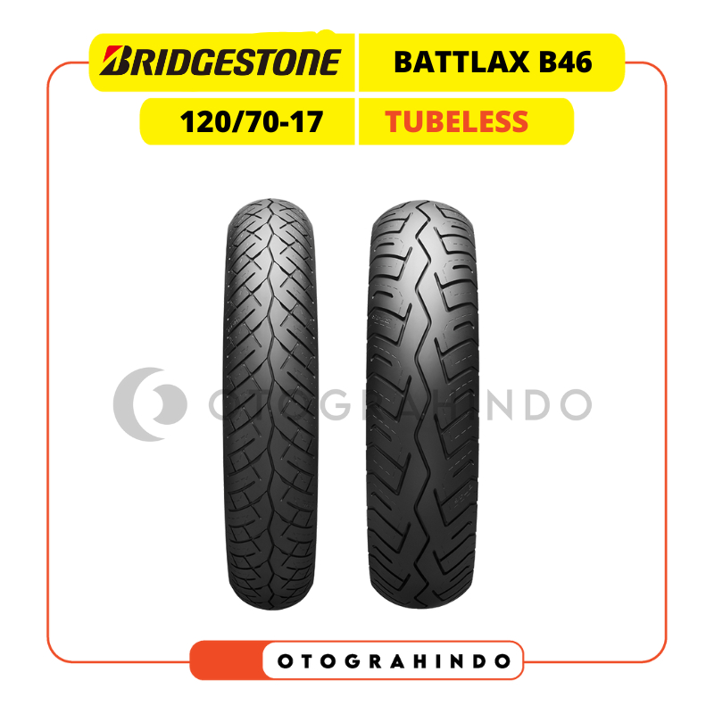 BAN LUAR SEPEDA MOTOR BATTLAX B46 F UKURAN 120/70-17 RING 17 TUBELESS BAN NINJA YAMAHA R15 HONDA CBR