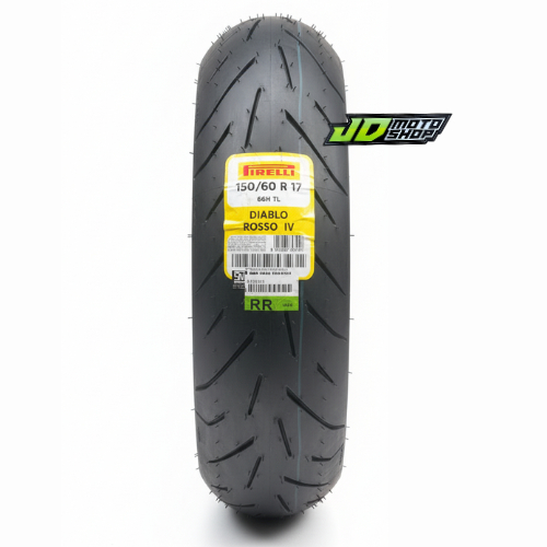 BAN PIRELLI DIABLO ROSSO IV 4 150/60-17 BAN BELAKANG 150 60 17 PIRELLI DIABLO ROSSO IV 4 150/60-17