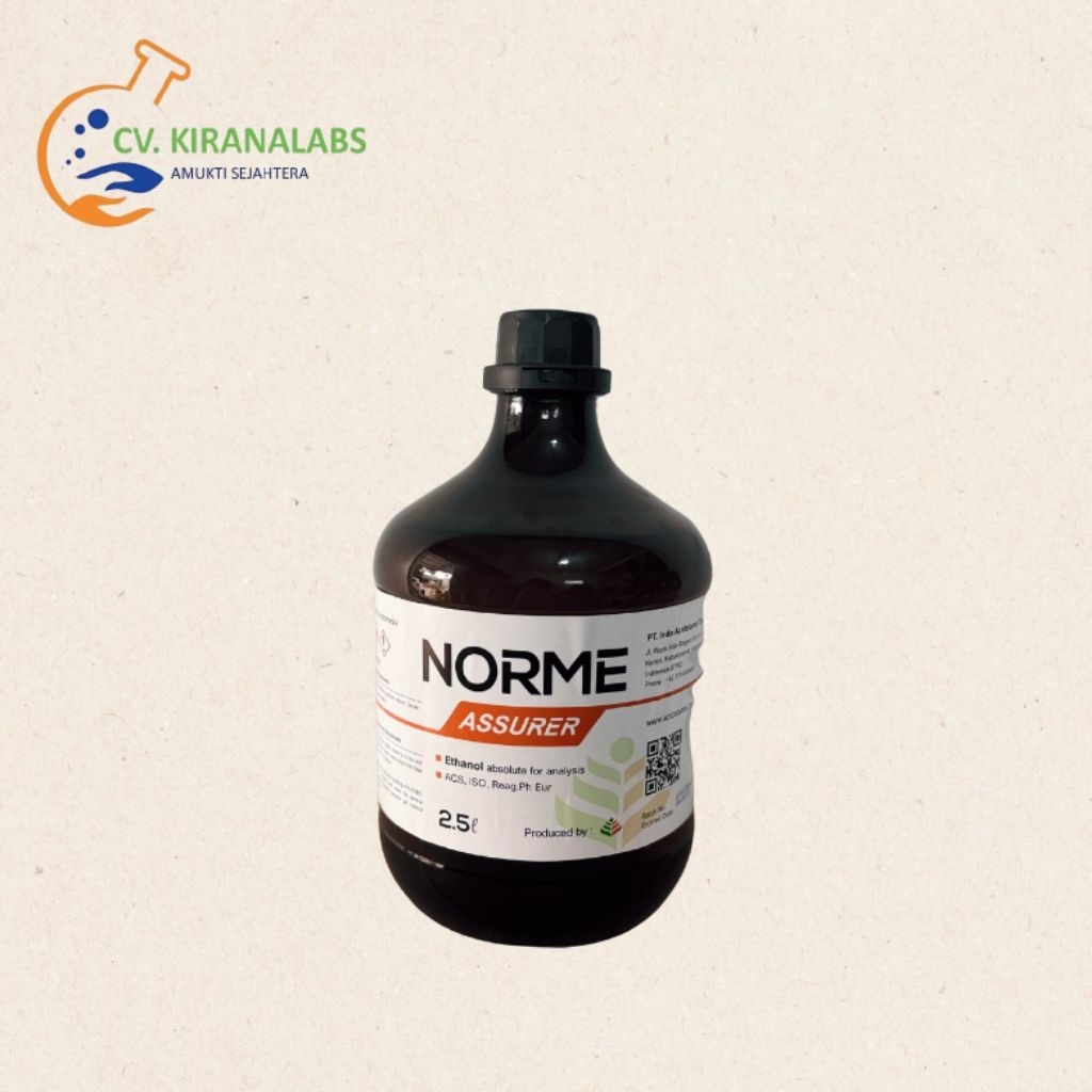 ETHANOL ABSOLUTE NORME ASSURER 2.5 L - INCLUDE COA