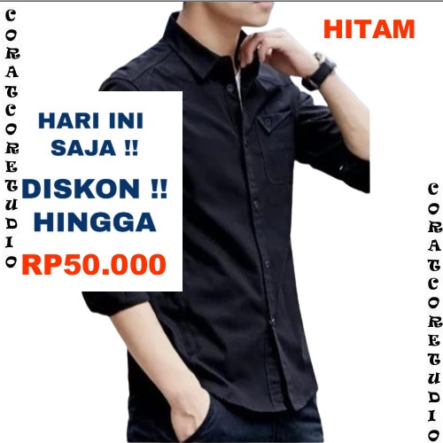 READY STOCK REALPIC GRAYWOLF Capybara Shop Shirt Jumbo Big SIze Hem Pria Kemeja Laki 1 Kantong Saku 