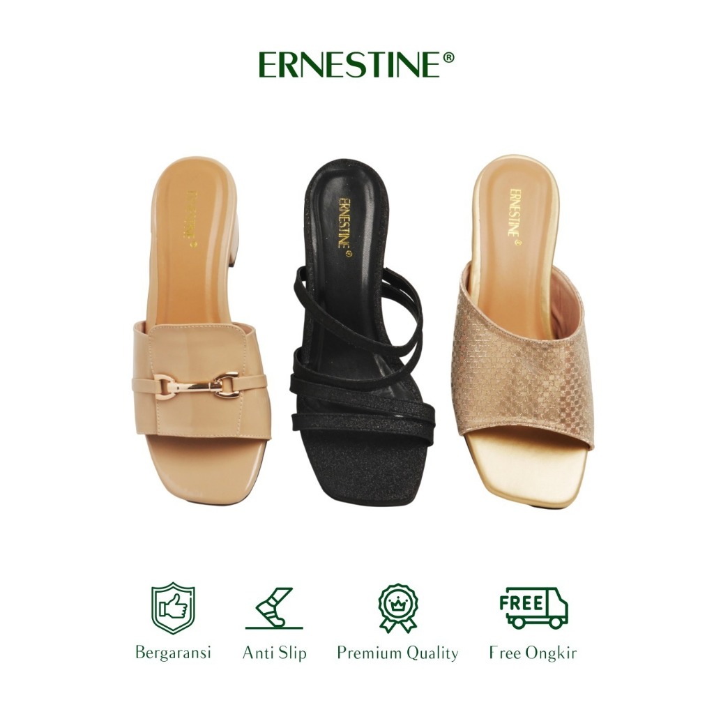 Sandal Heels / Hak Wanita - Ernestine Collection