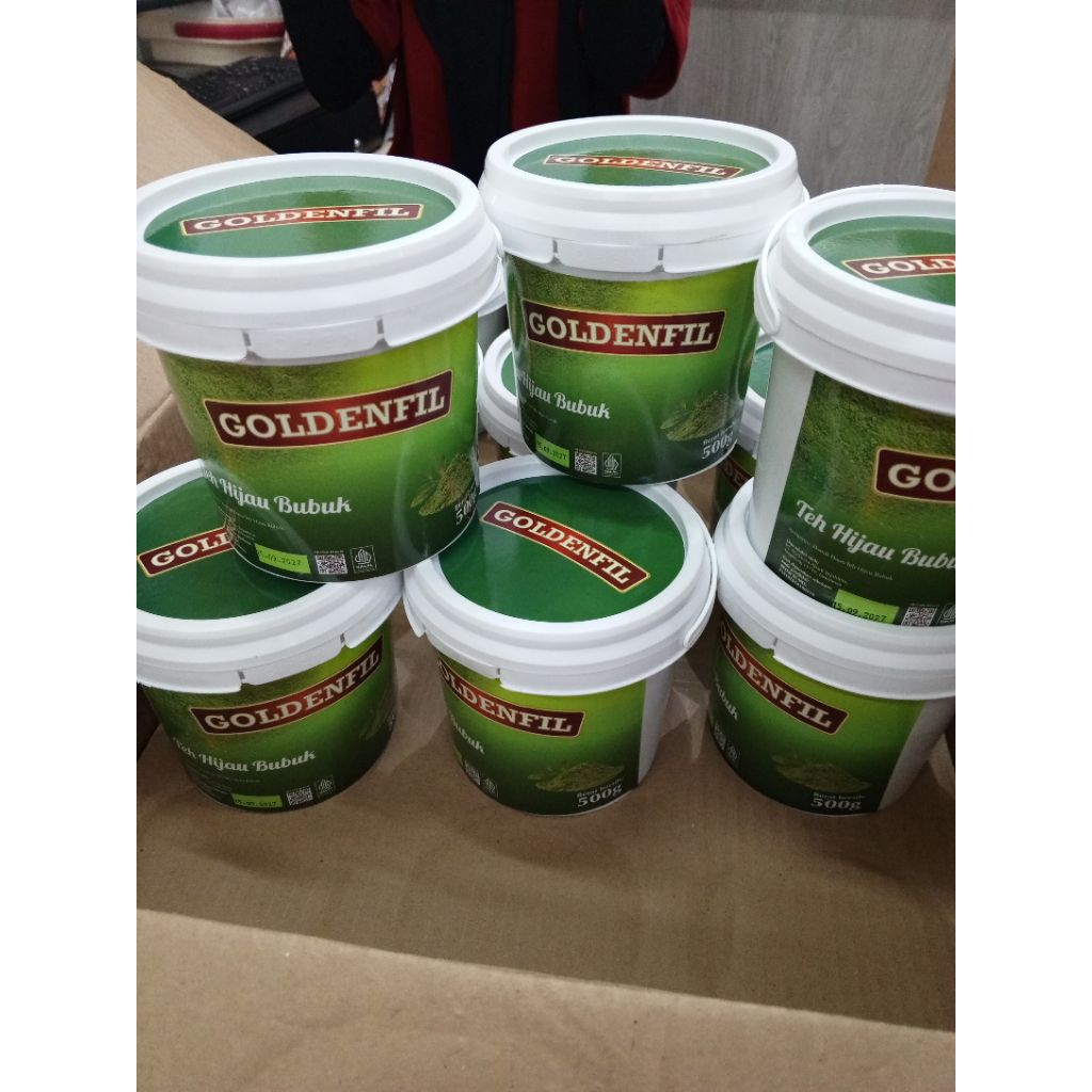 

GOLDENFIL TEH HIJAU BUBUK 500GR