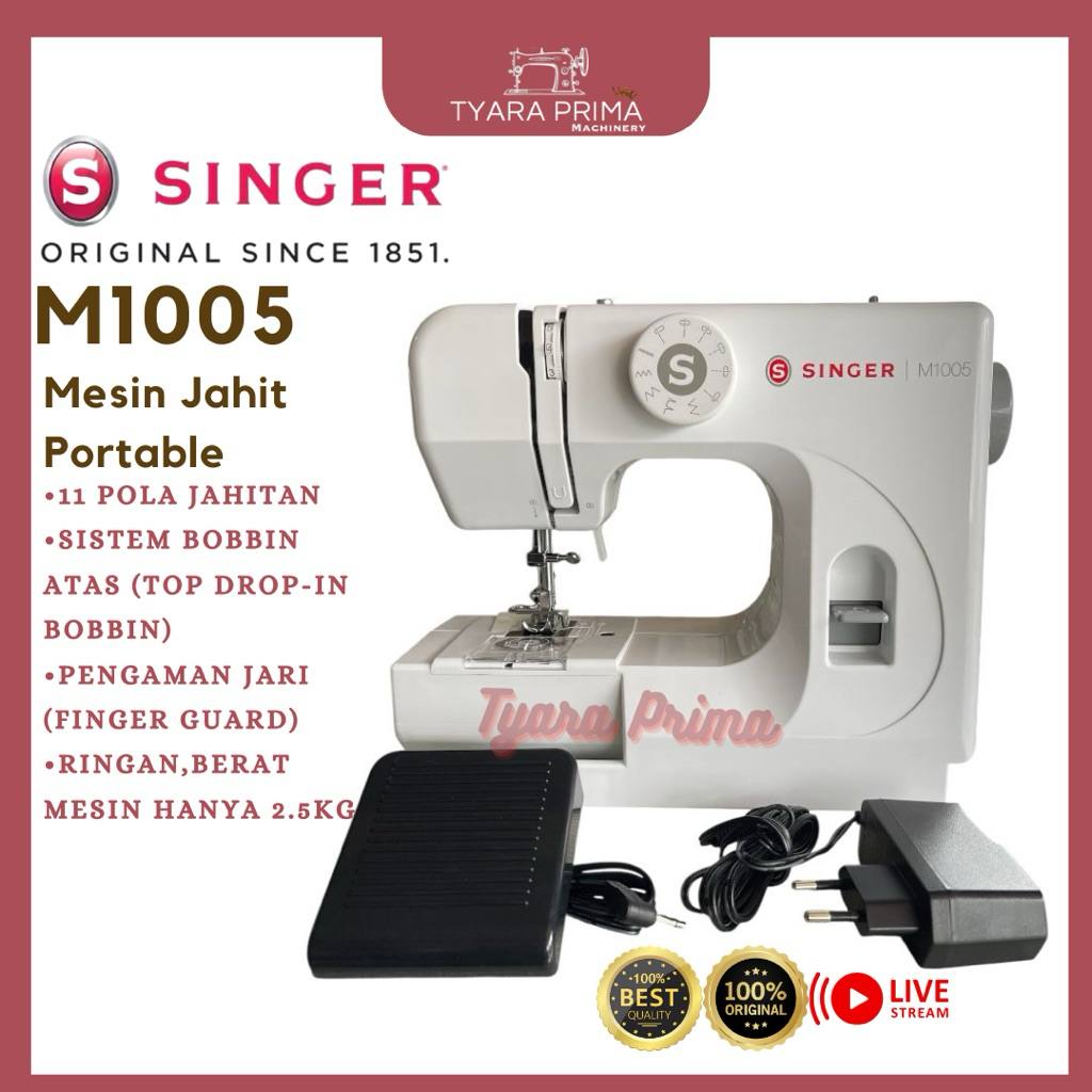 Mesin Jahit Mini Portable Singer M1005