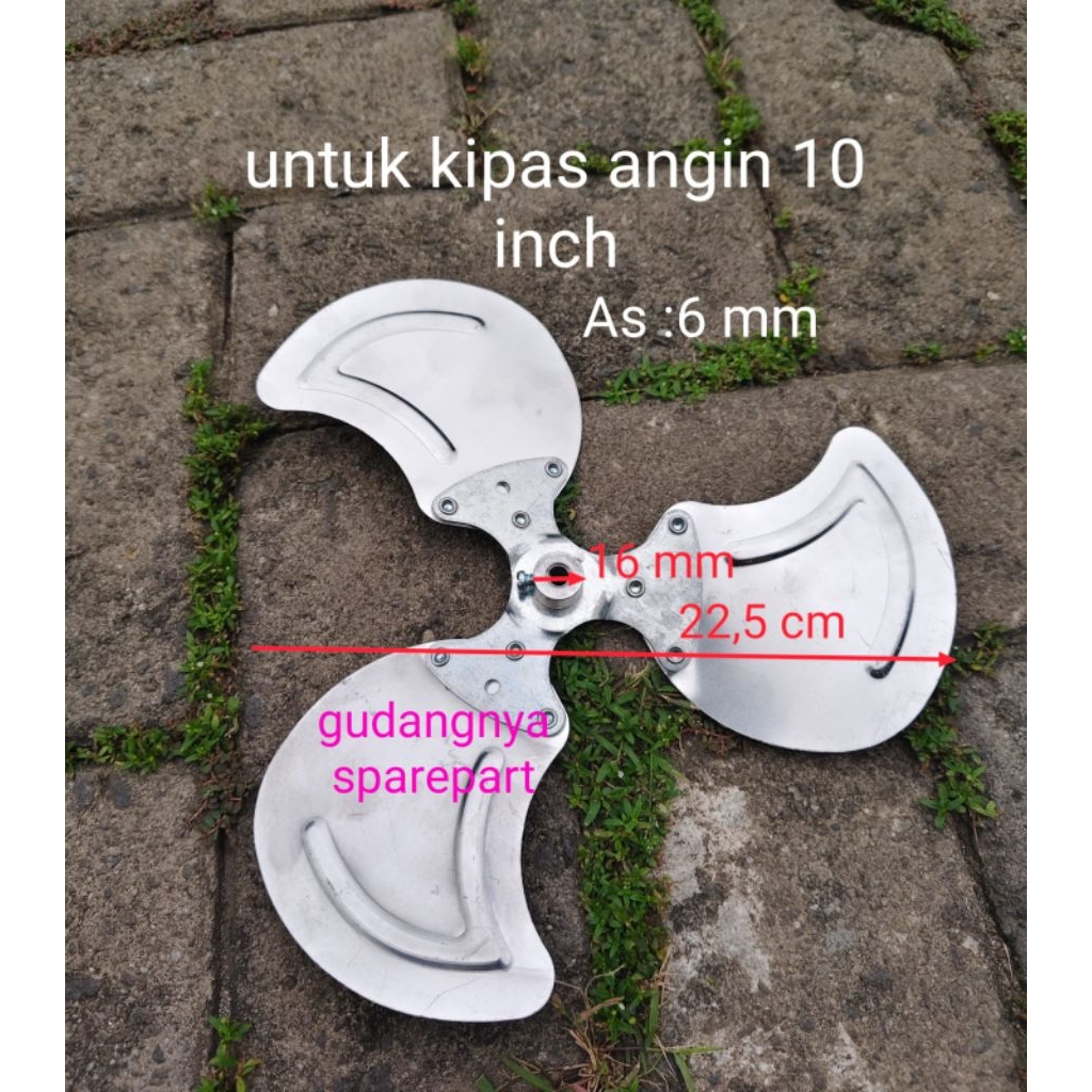 BALING BALING KIPAS ANGIN SEKAI BESI 10 INCH AS 6 MM