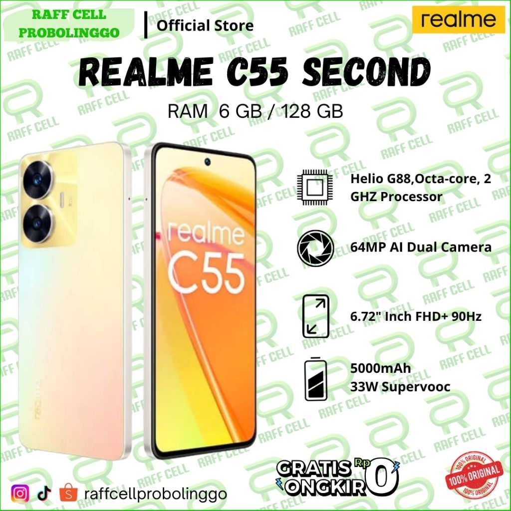 REALME C55 SECOND
