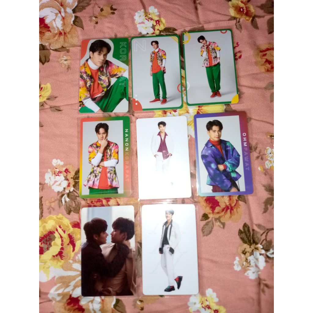 photocard ohm pawat super color photocard nanon friend city korapat pc ohmnanon hadapan merch gmmtv