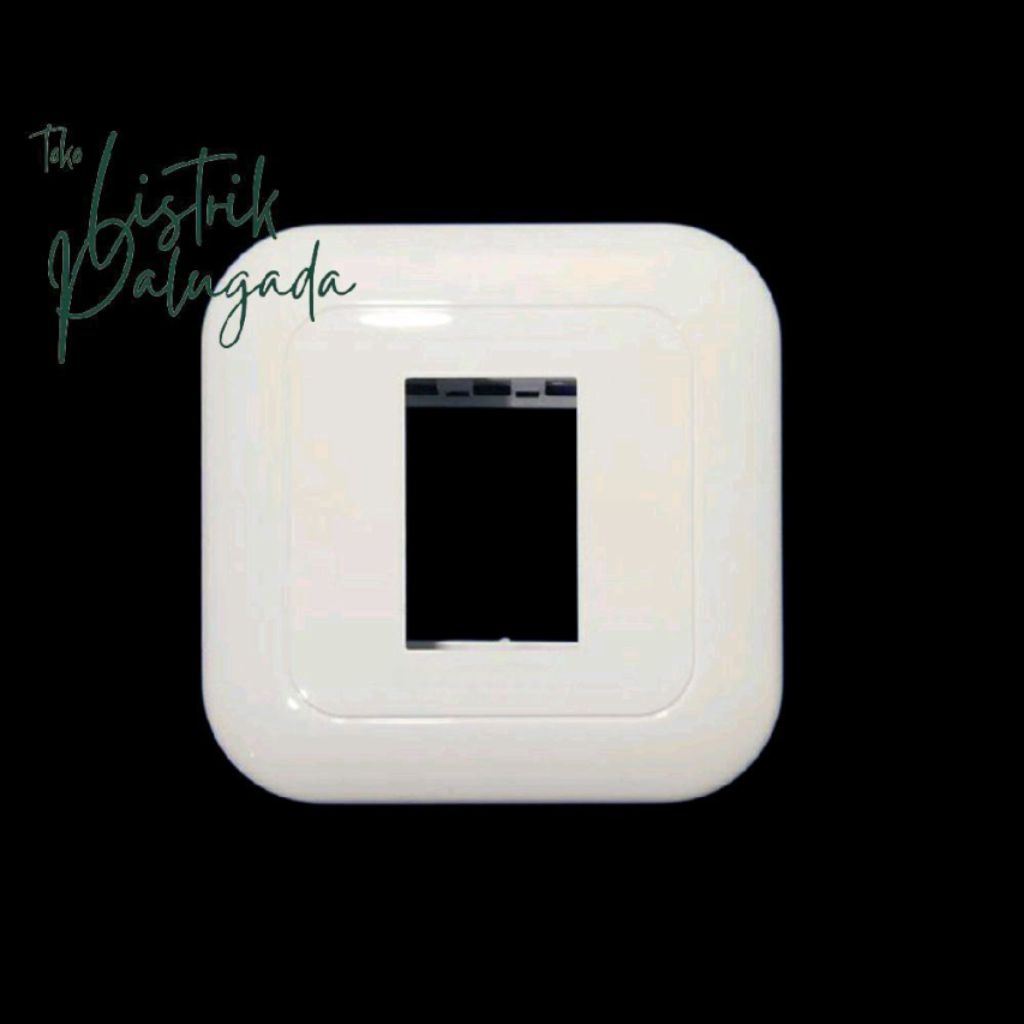 Frame Wide Putih - Dimmer Lampu LED Dimmer