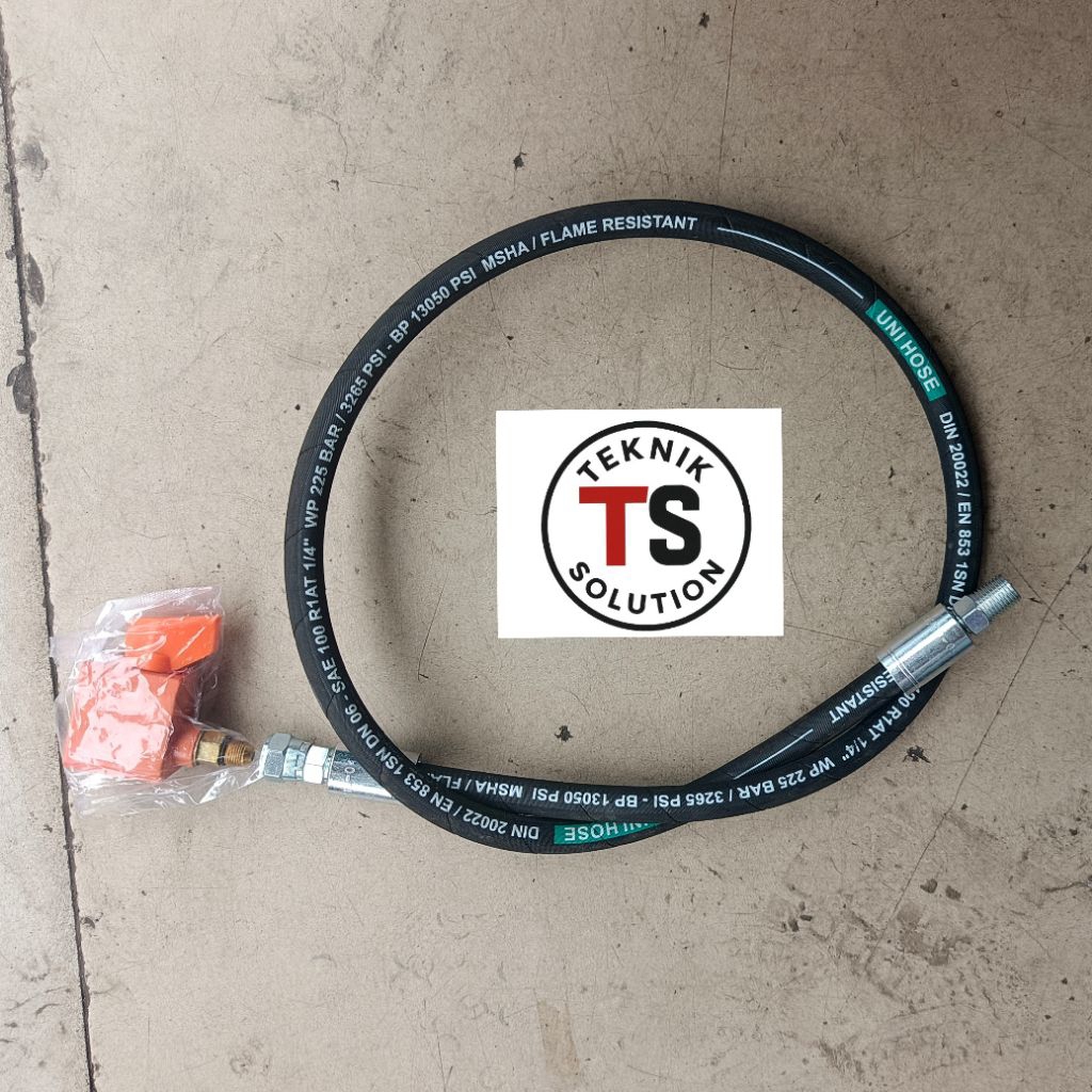 Selang Gas LPG 12kg 1/2" inch + regulator zeppelin