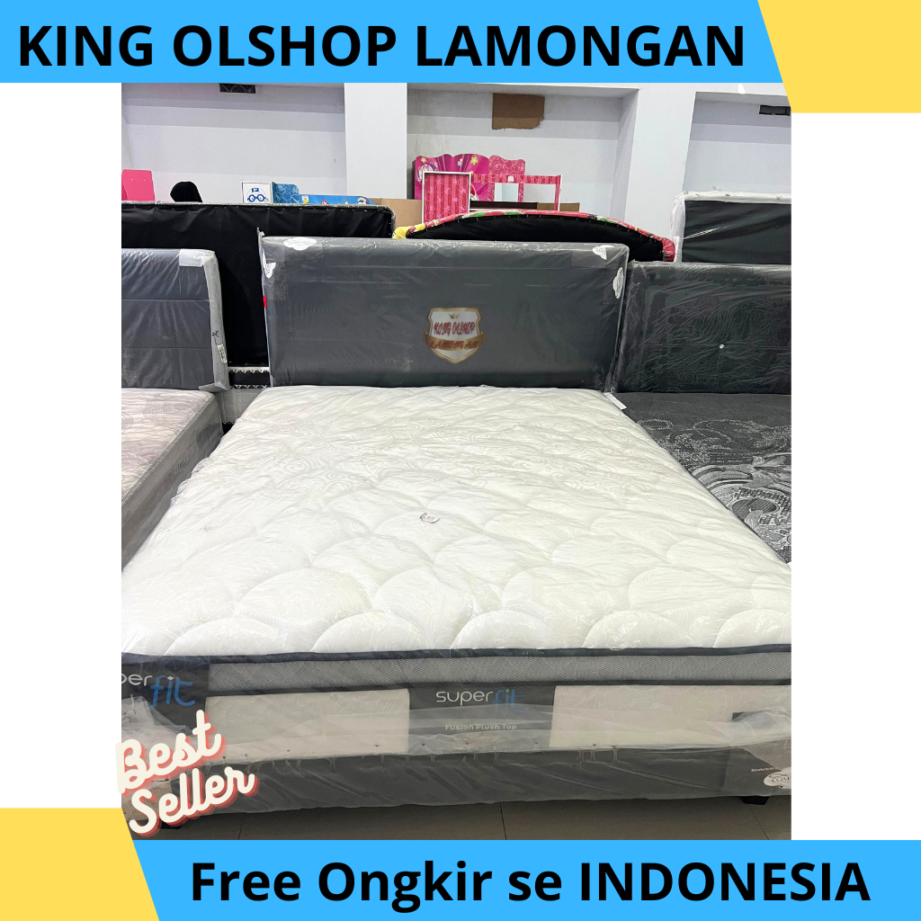 Springbed Boxy Comforta Fullset Superfit Fusion 120 140 160 180x200 [LAMONGAN]