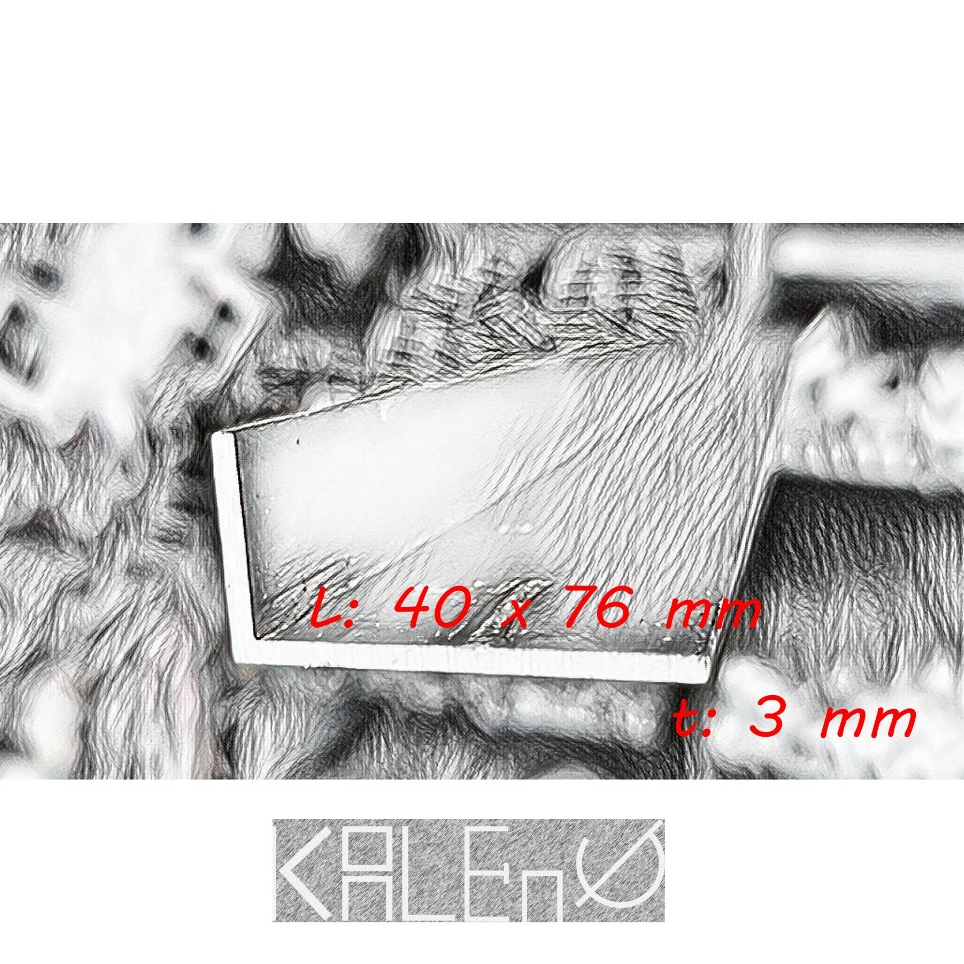 Siku Aluminium 40 x 76 x 3 mm