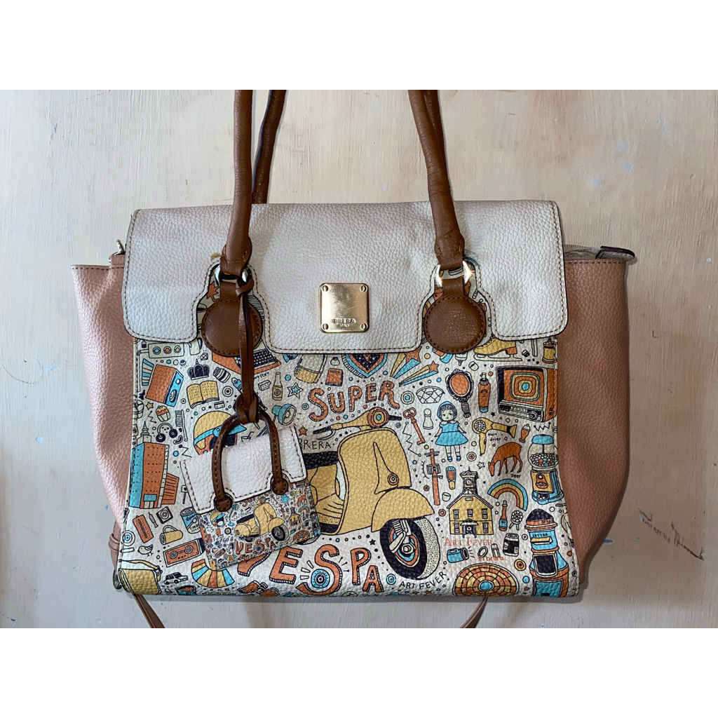 PRELOVED HAND BAG BRERA ART VESPA MADE IN ITALY