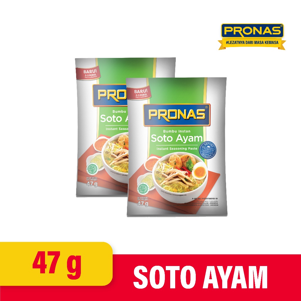PRONAS PROMO Bumbu Soto Ayam 47 g bundling 2 pcs