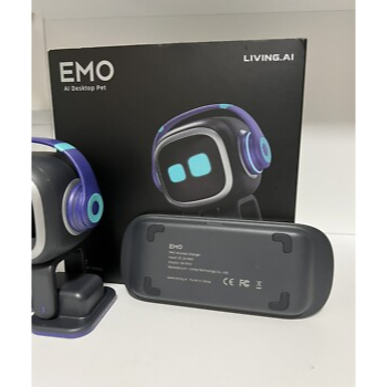 Original Asli Emo Go Home A.I. Desktop Pet Interactive Smart Robot With Home Station