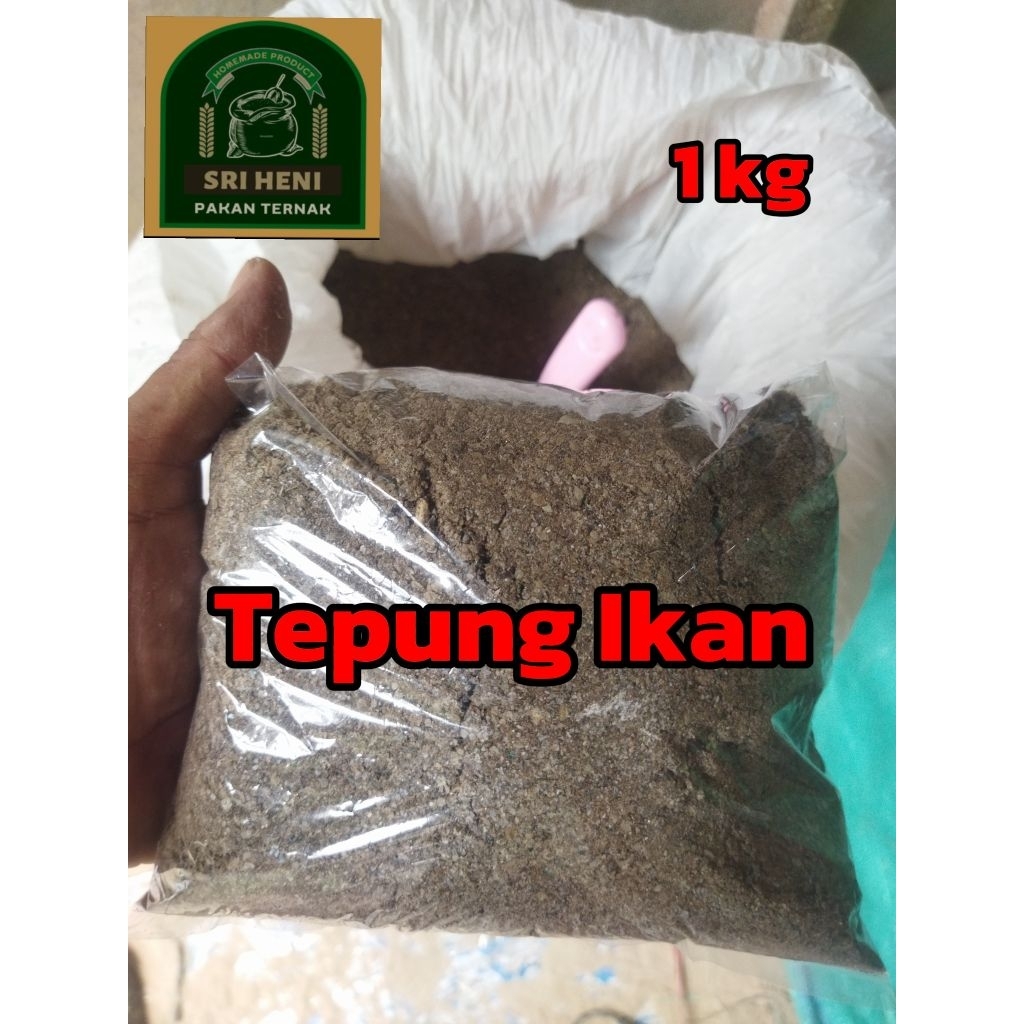 Tepung ikan Murni Grad A - Protein 50% Pakan Ayam , Entok , Bebek