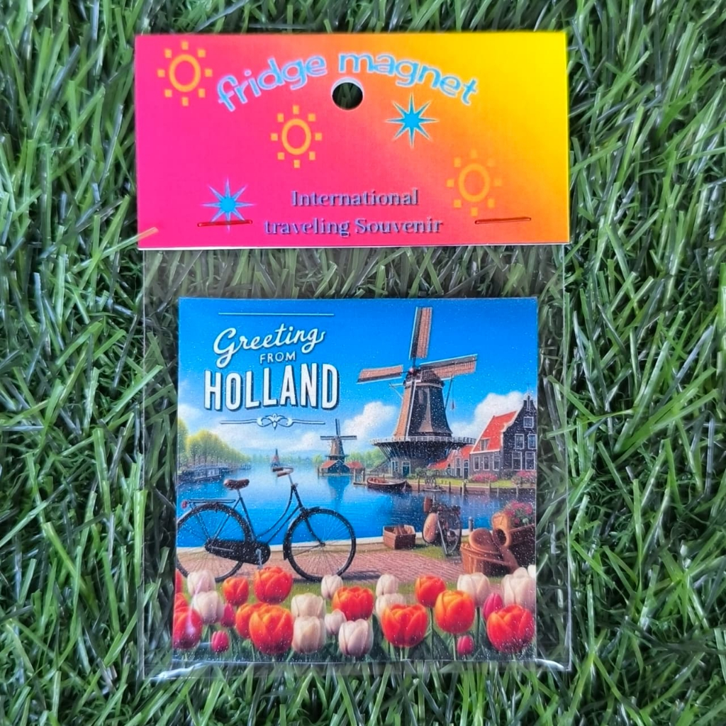 Magnet Tempelan Kulkas Oleh oleh Amsterdam– Souvenir Oleh-Oleh Unik Amsterdam Belanda