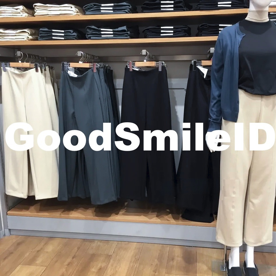 SALE Women Celana Lurus Double Face Straight Stretch Long Pants Panjang Wanita Kargo UNIQLO JASTIP