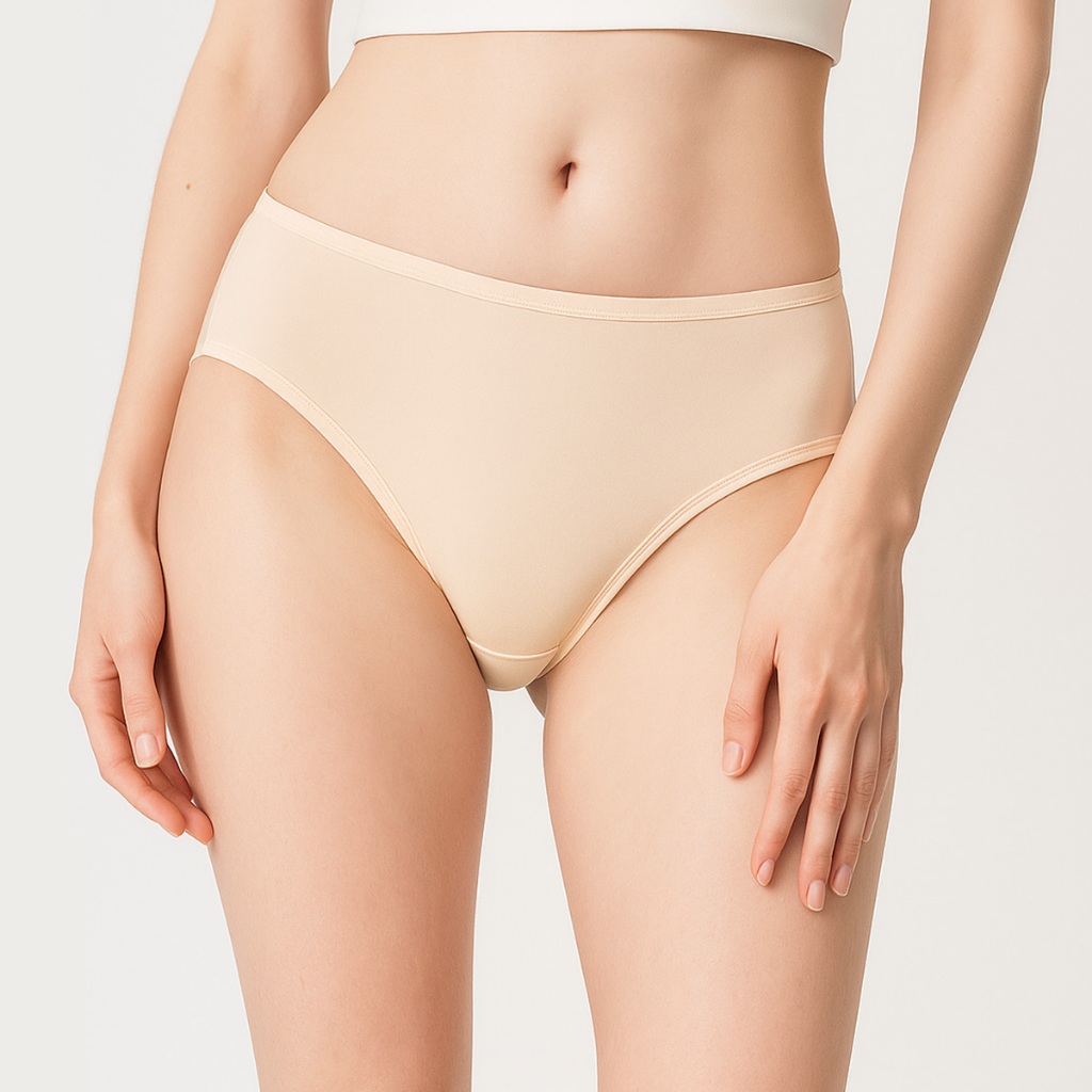 Young Curves Panty Pack Basic Cotton Midi C04-100705MIX