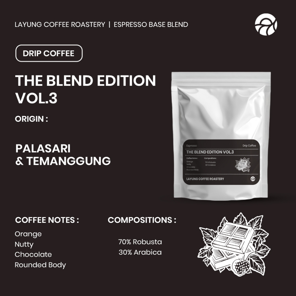 

Drip Bag Coffee THE BLEND EDITION VOL.3 - Espresso roast - 10gr