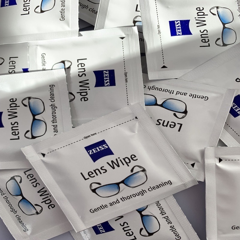 [ READY ] Zeiss Pre-Moistened Eye Glass Cleaner Wipes - Zeiss Lens Wipe