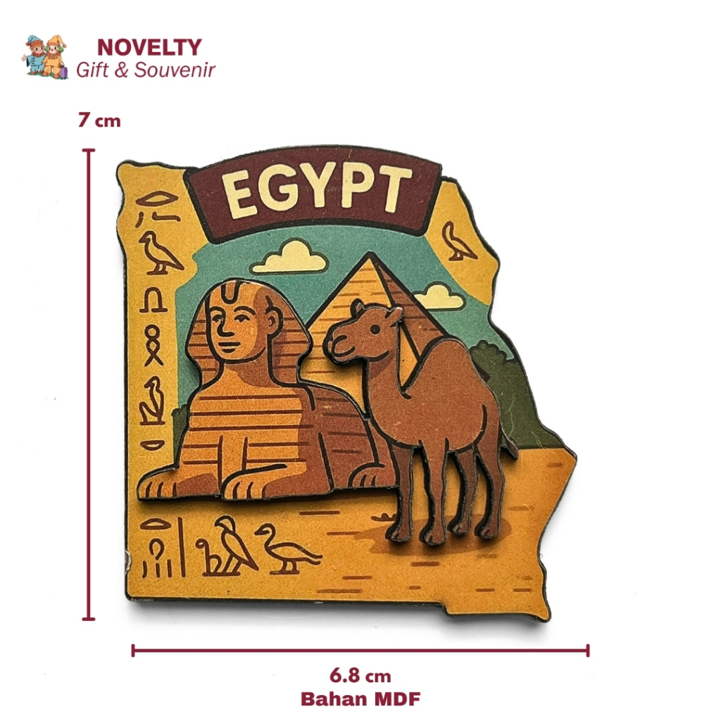 Souvenir Magnet Kulkas Egypt Oleh oleh Negara Mesir