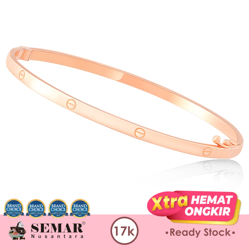 Gelang Emas Charlotte Gold 17K Semar Nusantara