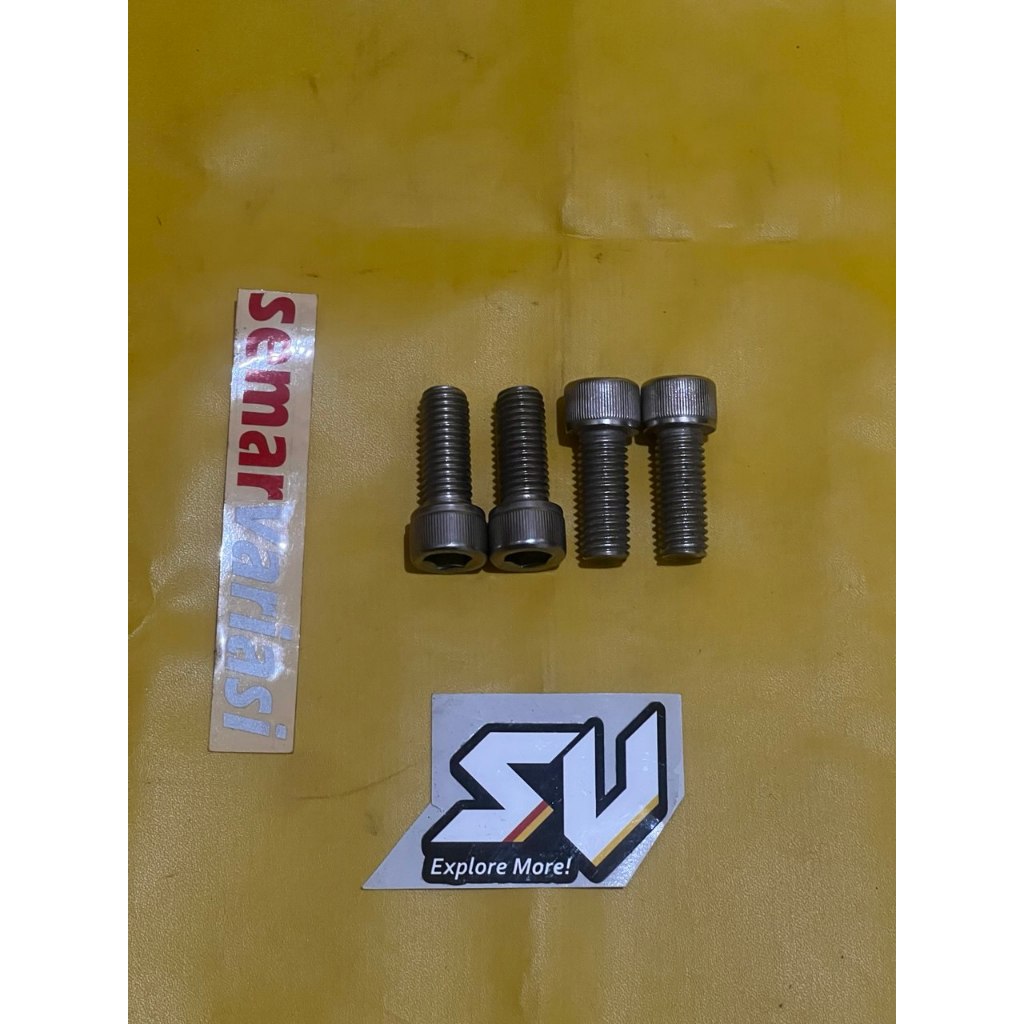 BAUD BAUT STAINLESS STEEL 12MM BAUT 17 KASAR KUNCI L10