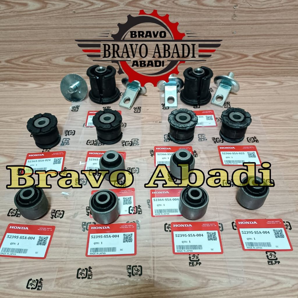 Bushing Arm Belakang + Trailing + Knuckle + Upper Arm Crv Gen 2