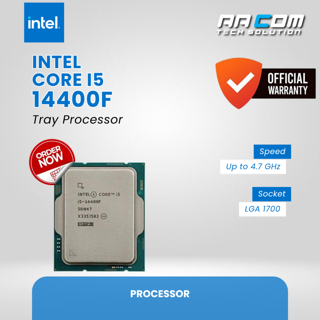 PROCESSOR INTEL CORE I5 14400F TRAY LGA 1700