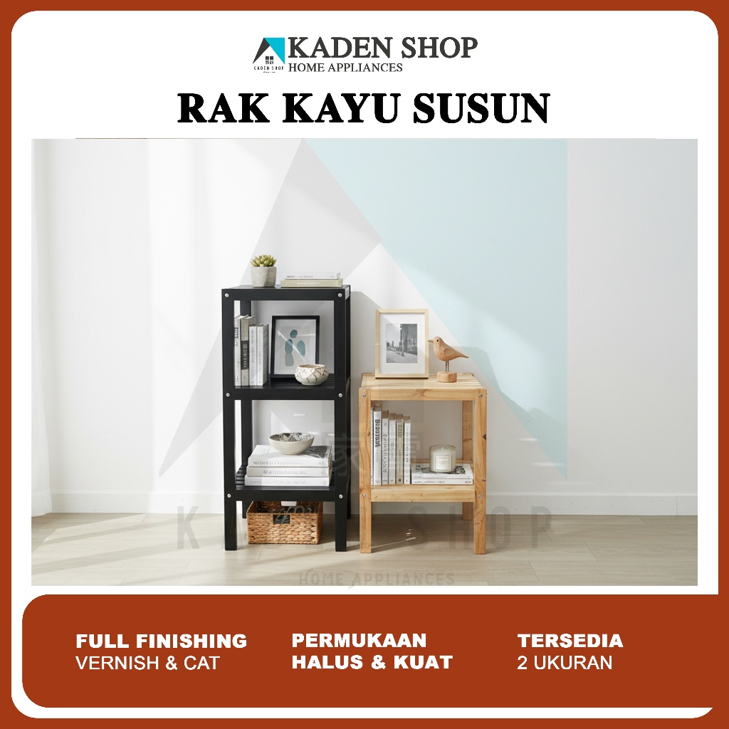 Rak Kayu Susun 3