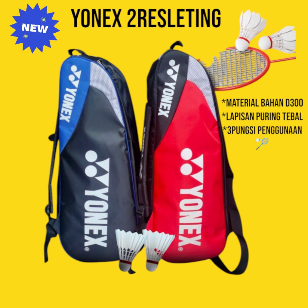 TAS RAKET BADMINTON 2R YONEX TAS OLAHRAGA BULUTANGKIS
