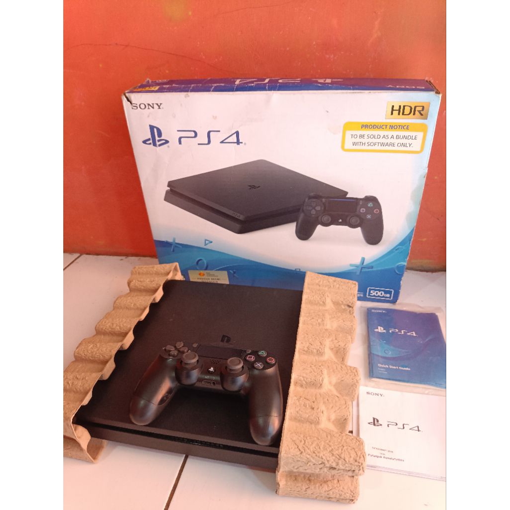 PS4 Slim seri 22 Hen 9.0 500Gb 1stik ori mesin full game