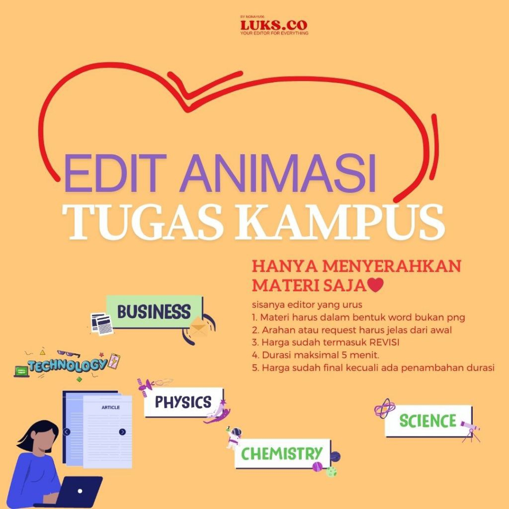 JASA EDIT TUGAS VIDEO | TUGAS KAMPUS/KANTOR