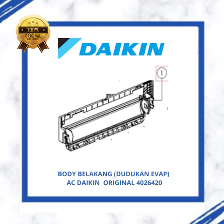 BODY BELAKANG (DUDUKAN EVAP) AC DAIKIN FTV50CXV14 ORIGINAL 4026420
