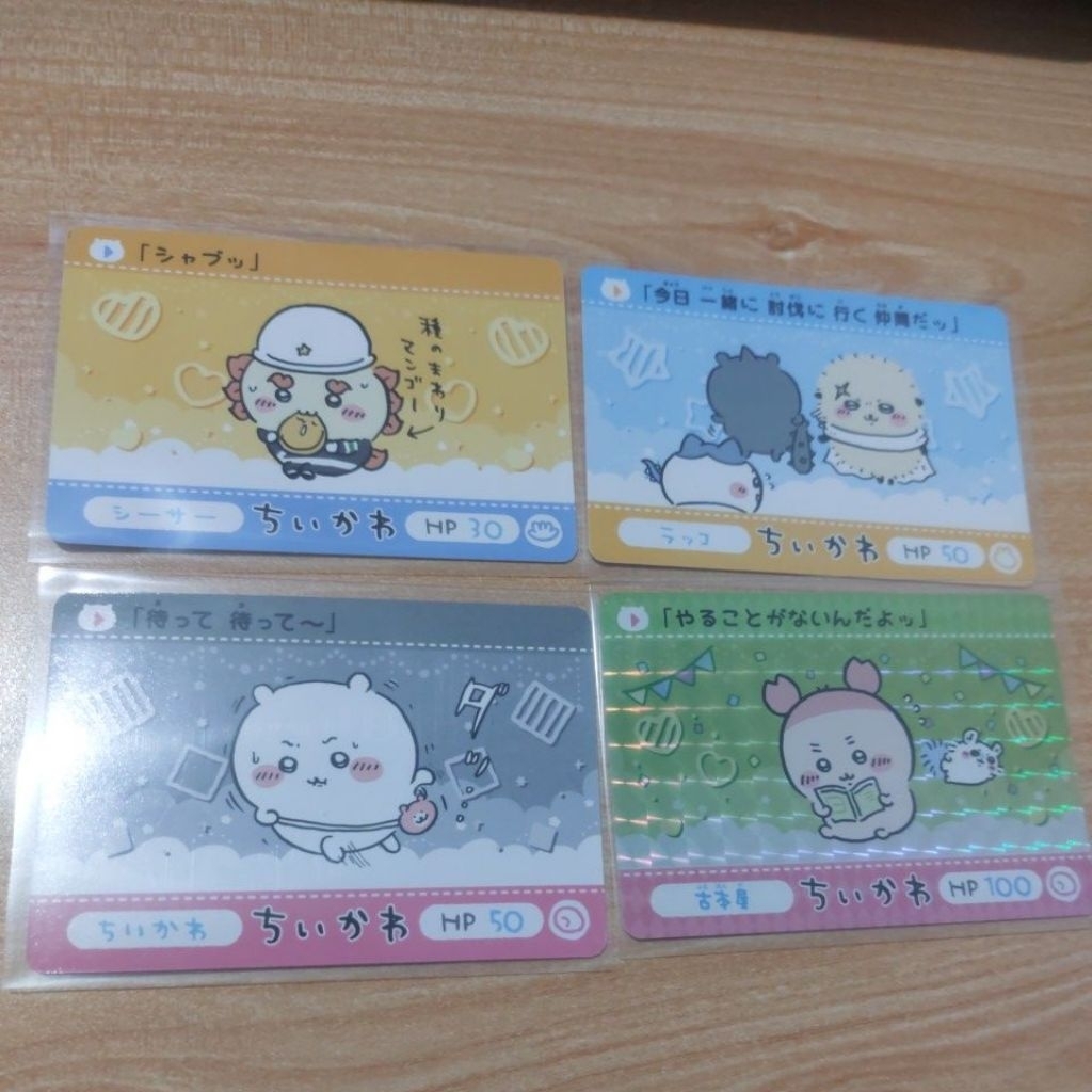 Card Kartu Mainan Chiikawa Shisa Rakko Furuhonya