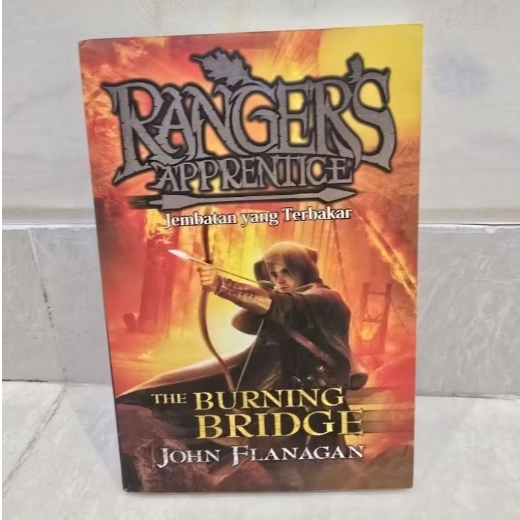 John Flanagan Ranger's Apprentice: The Burning Bridge novel preloved