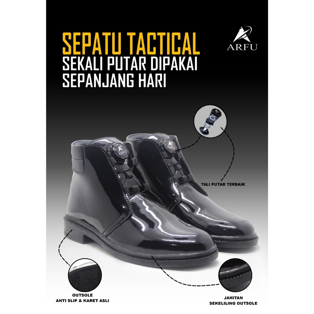 Arfu Sepatu Pdh Tactical Tali Putar Sepatu Pdh Webest Tali Putar Sepatu Pdh Mabes Sepatu Pdh Tni Sep