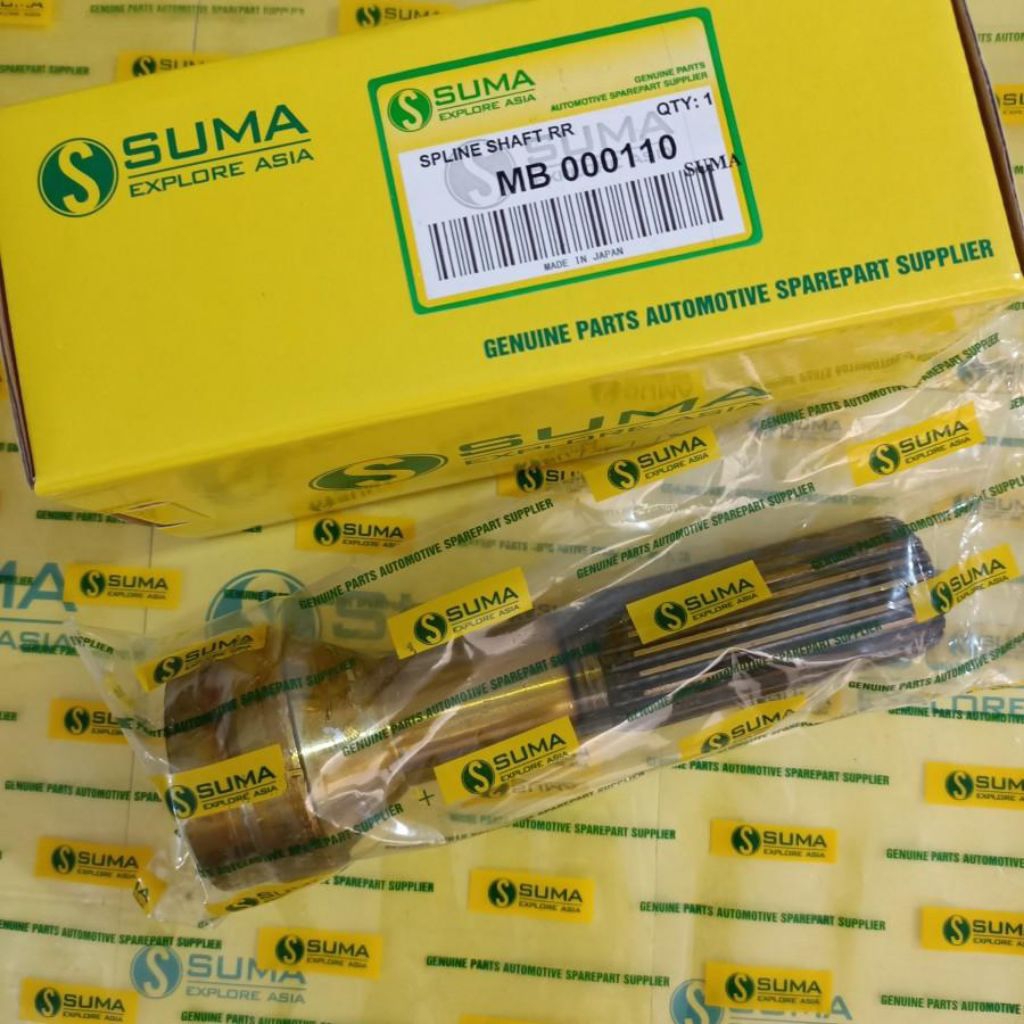 As Jantan Belakang Spline Shaft Ps100 Ps120 Ps125