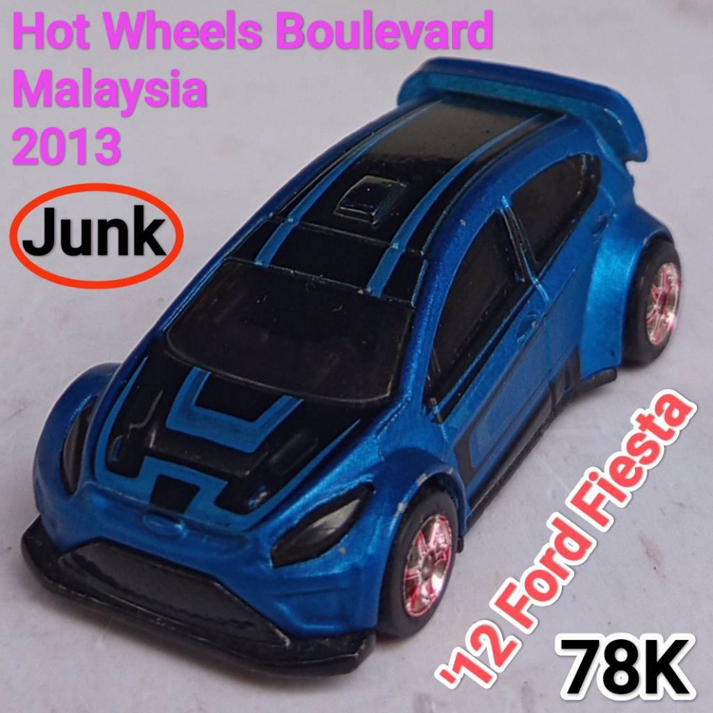 Hot Wheels HW Boulevard 12 Ford Fiesta Loose Junk