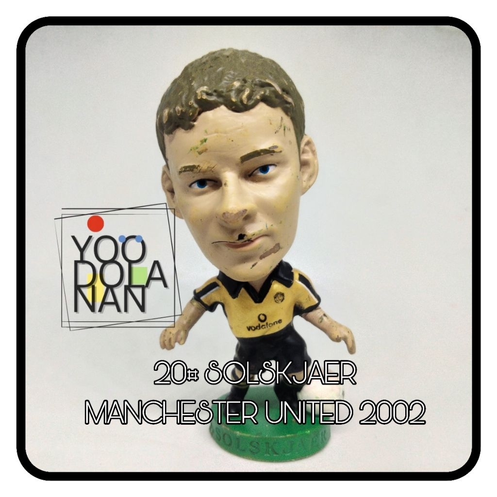 20# SOLSKJAER - MANCHESTER UNITED 2002 CORINTHIAN PROSTARS FIGURE PEMAIN BOLA