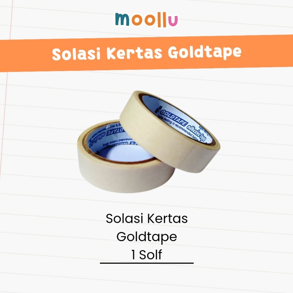 Isolasi Kertas Goldtape / Isolasi Kertas / Isolasi Kertas Kecil / Isolasi Kertas 1 Slop / Isolasi Ke