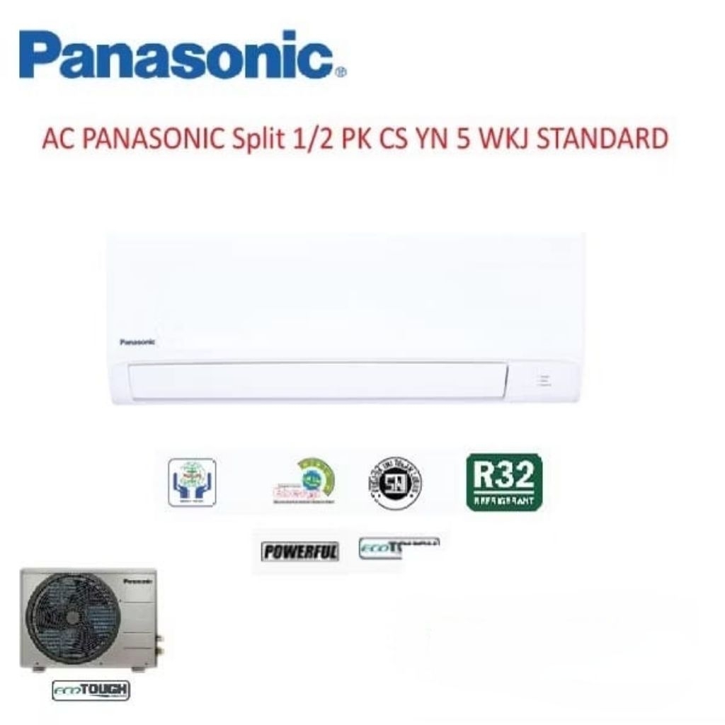 AC PANASONIC 1 PK TYPE CS-09AKJ. BARU