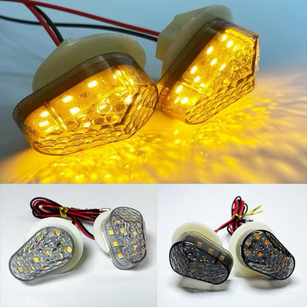 Sein Tempel LED Lampu Sen Tempel Oval D90 R15-V2/V3,CBR NEW/OLD,NINJA RR/R,GSX150,VIXION,R25,MT15/25