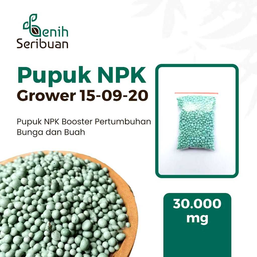 Pupuk NPK Booster 15 10 20 + TE Repack Cap Tawon