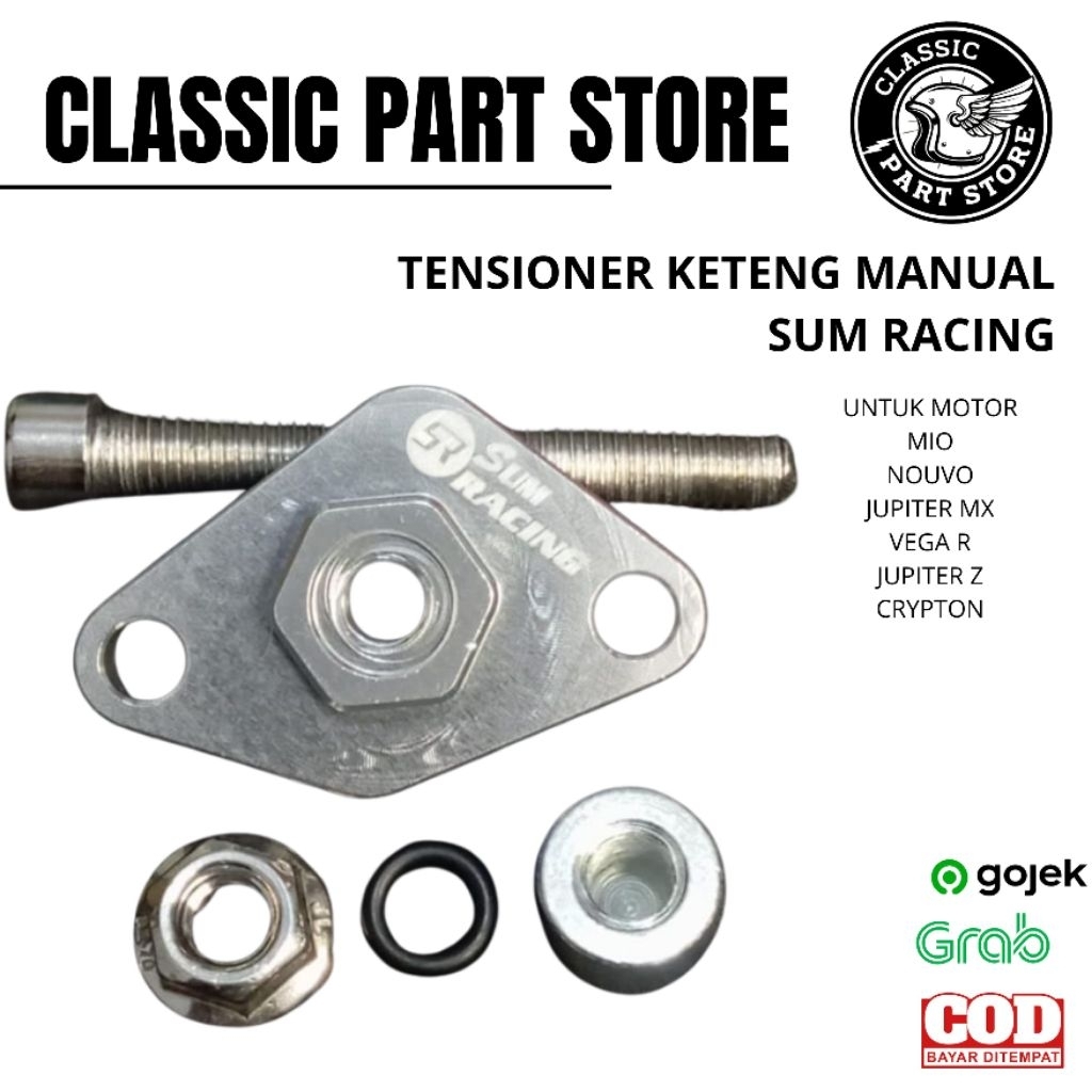 Tensioner Rantai Keteng Manual SUM Racing Mio, Nouvo, Jupiter MX, Vega R, Jupiter Z, Crypton