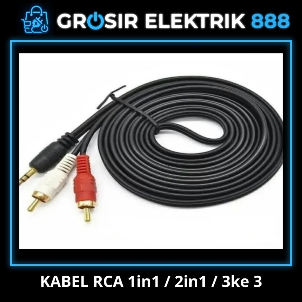 

KABEL RCA 1IN1 / 2IN1 / 3IN3