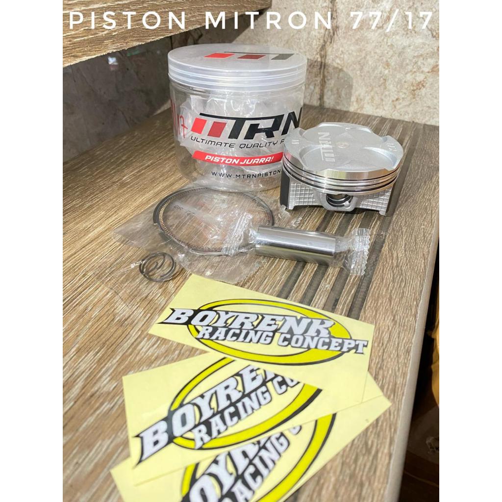 PISTON KIT SEHER SEKER RACING MITRON X CBR 250 DIAMETER 76,5 , 77 PIN 17- BOYRENK RACING