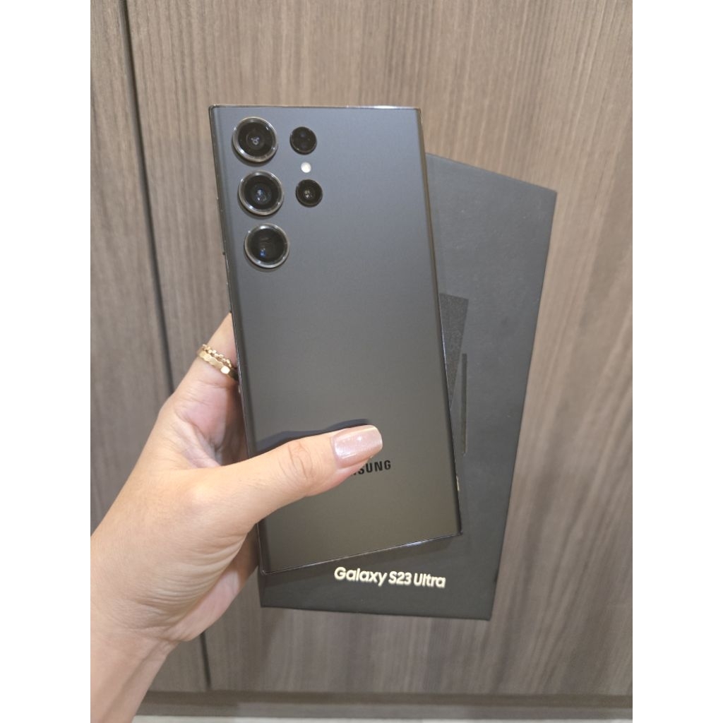 Samsung S23 Ultra, 12/1 tera, Fullset, sein, seken, ijo