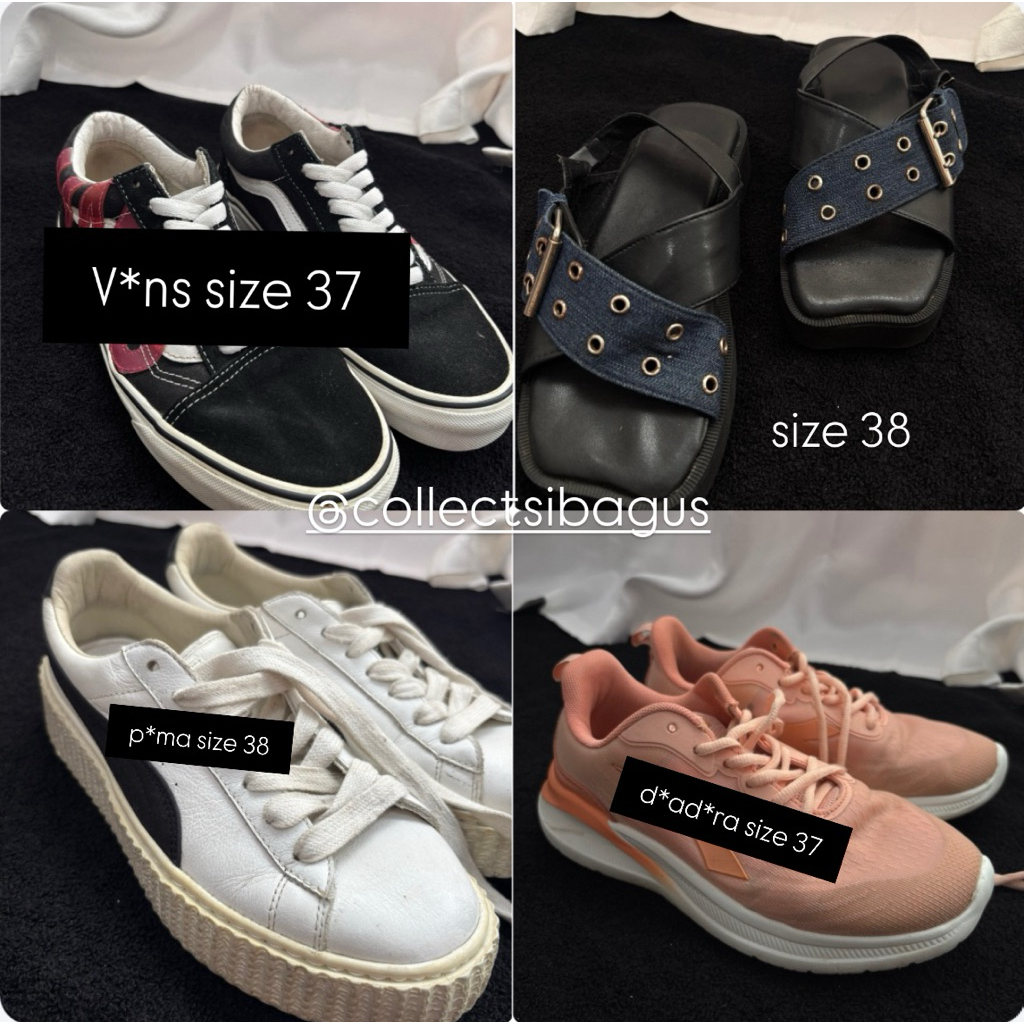 Preloved Sepatu Sandal Size 38 37 Branded