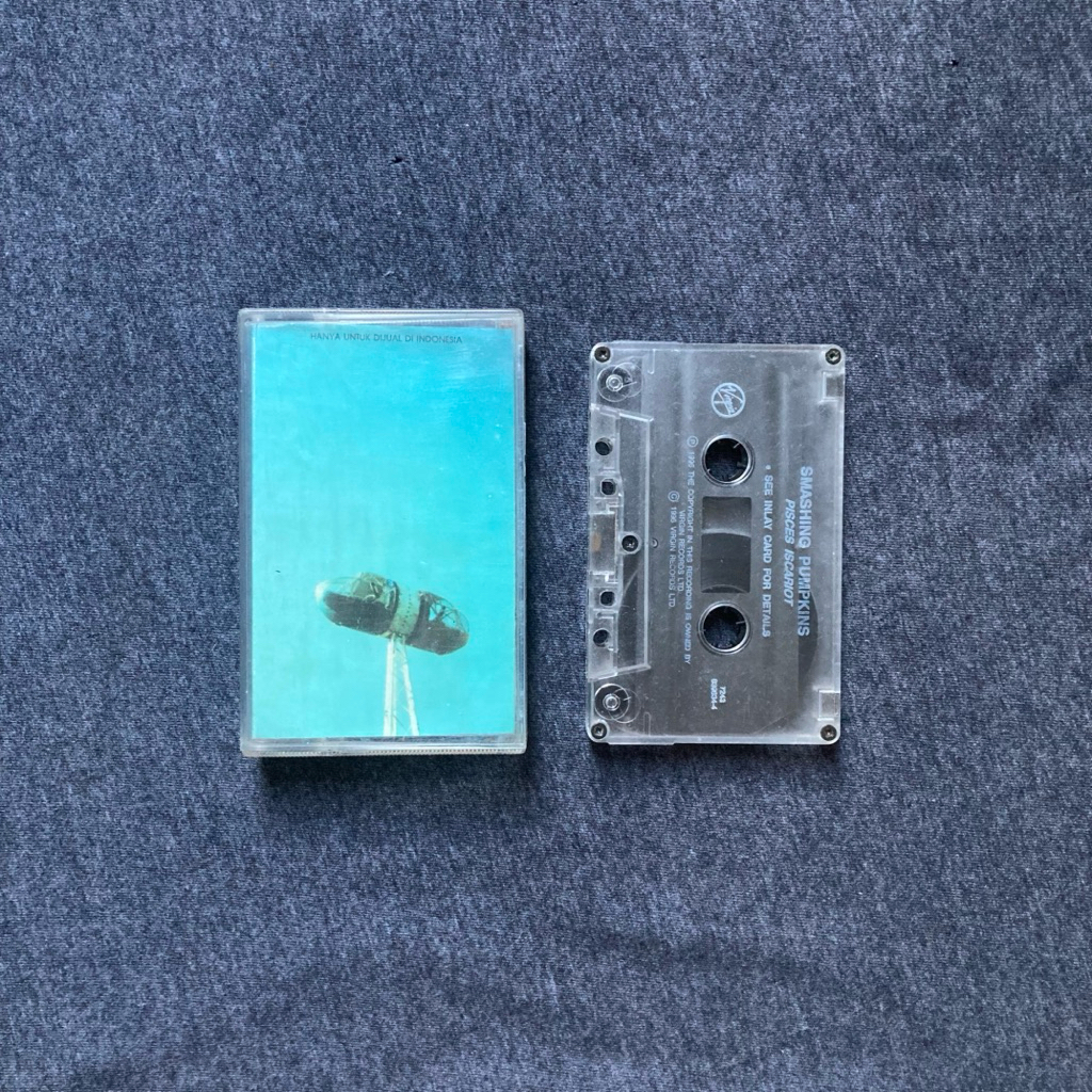 Kaset Pita Smashing Pumpkins Pisces Iscariot Original Walkman Discman Disc Tape Boombox CD Smashing 
